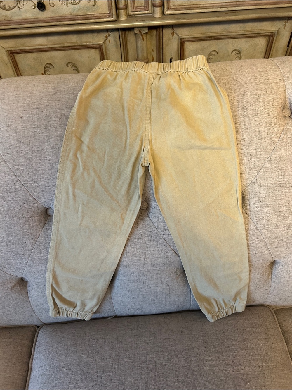 Little Rebels Boys Jogger Khaki Cotton Pants 🌹 - Picture 6 of 9